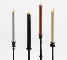 Flickering Flameless Wax Taper Candle