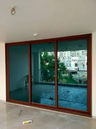 Glass Panel Sliding Partition Doors