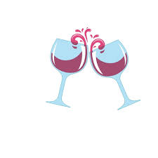 Toasting Wine Glass Icon Vector