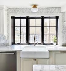 Kitchen Box Window Extends Beyond The