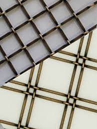 Woven Wire Mesh Grilles Lead N Glass