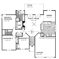 Floor Plans Ranch Ranch Style House Plans