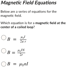 Equations For The Magnetic Field