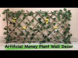Artificial Money Plant Wall Decor