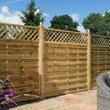 Horizontal Weave Fence Panel