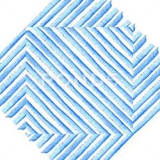 Square On Blue Stripes Background