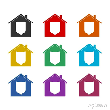 Home Security Logo Icon Isolated On