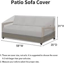 Patio Sofa Cover Uv Resistant Outdoor