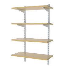 Twin Slot Wall Mounted Shelving Kit