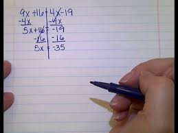 Solving Multi Step Equations Without