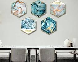 View Hexagon Canvas Art By
