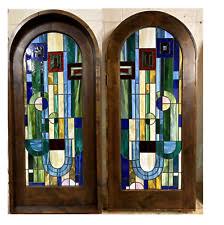 Antique Stained Glass Doors For
