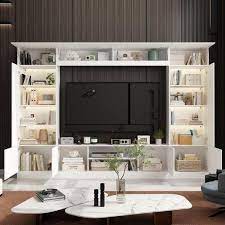 Tv Console With Door Cabinets