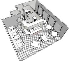 Restaurant And Kitchen Floor Plan