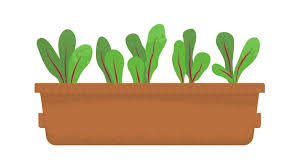 Raised Garden Bed Icon Isolated On