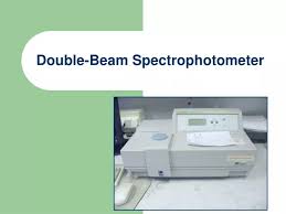 ppt double beam spectrophotometer