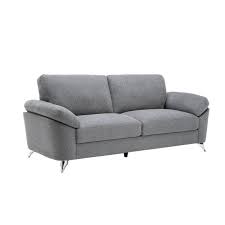 Polyester Rectangle Metal Legs Sofa