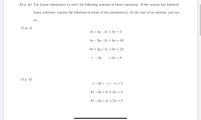 Gauss Elimination To Solve