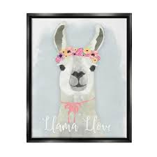 The Stupell Home Decor Collection Llama