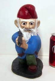 Combat Garden Gnome In Kneeling