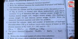 Balanced Chemical Equation