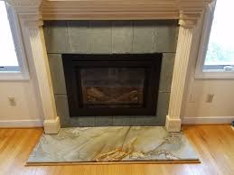 Slate And Granite Fireplace Redo