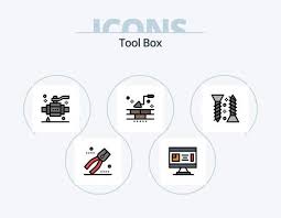 Tools Line Filled Icon Pack 5 Icon