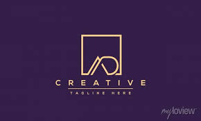 Ad Letter Logo Design Creative Modern