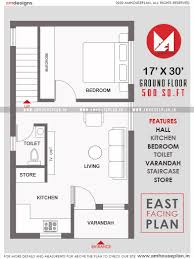 East Facing House Plan For Budget Friendly