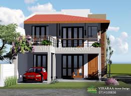 Two Story House Plan And 3d Design