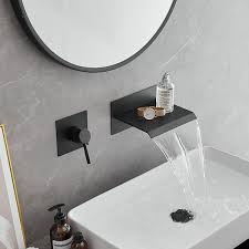 Spout Waterfall Bathroom Faucet