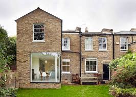 Glass And Brick Extension To A London