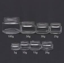 20g 25g 30g 50g 100g Flint Glass Jar