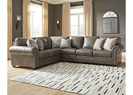 58703s2 Roleson 3 Piece Sectional Grey