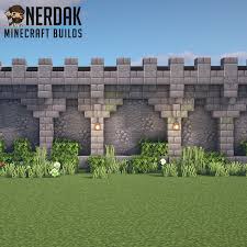 Medieval Stone Wall Minecraft