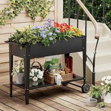 Garden Bed Cart With Wheels T Gb22 0072