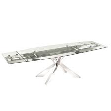 Icon Dining Table In Clear Glass With