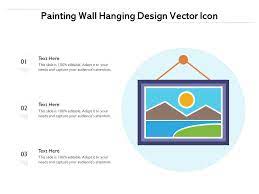 Painting Wall Hanging Design Vector
