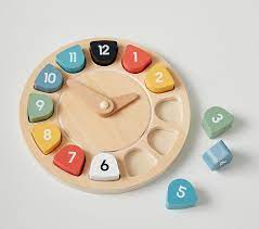 Wooden Clock Puzzle Pottery Barn Kids