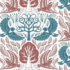 Mystical Forest Fabric Wallpaper And