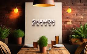 Shawon Mockup Restaurant Sing Logo
