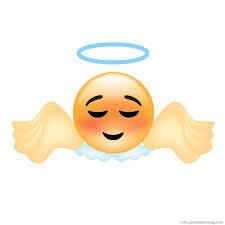 Emoji Angel Halo Relieved Face Wall