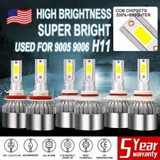 90059006h11 combo led headlight fog