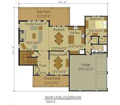 Bedroom Rustic House Floor Plan
