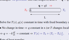 Fourier Law Of Conduction Equation