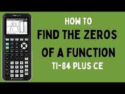 Find The Zeros Of A Function On Ti 84