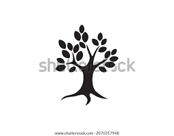 Tree Silhouette Simple Tree Icon Design