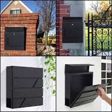 Lockable Mailbox Letter Box Wall