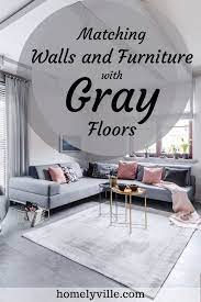 Grey Flooring Living Room