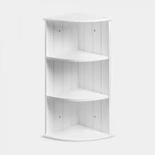 Vonhaus Corner Shelf Unit Wooden 3